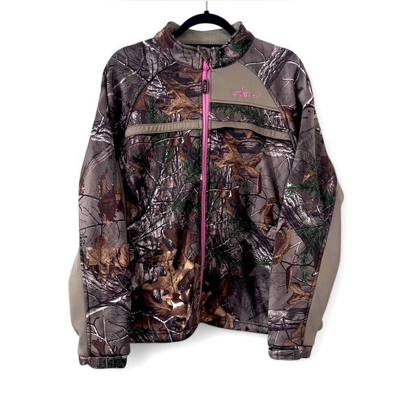 Camo Jacket with Pink Accents - Picture 1 of 7